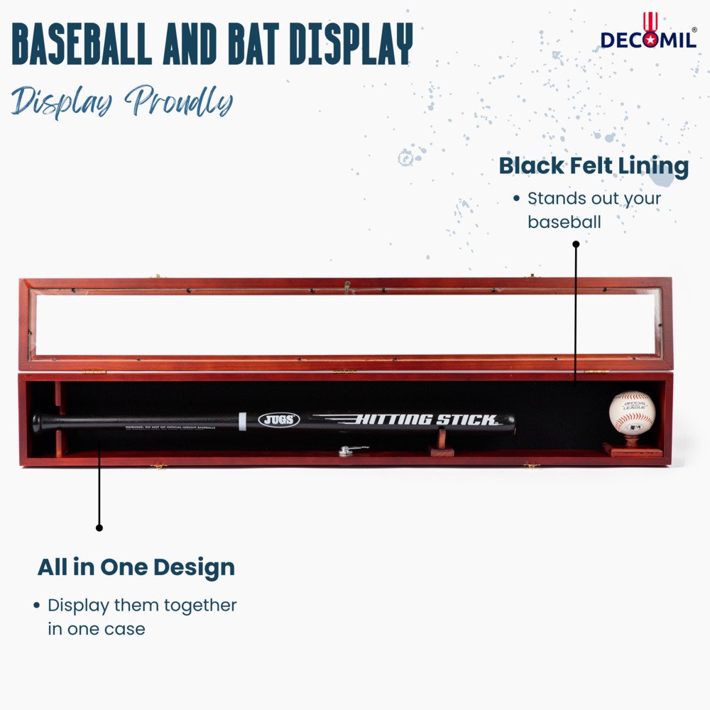 Baseball Bat Display Case, Baseball Bat Display Rack Holder 3