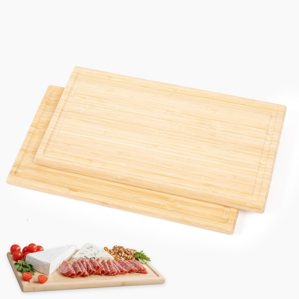 Cutting Board Set, Chopping Board with juice groove 0