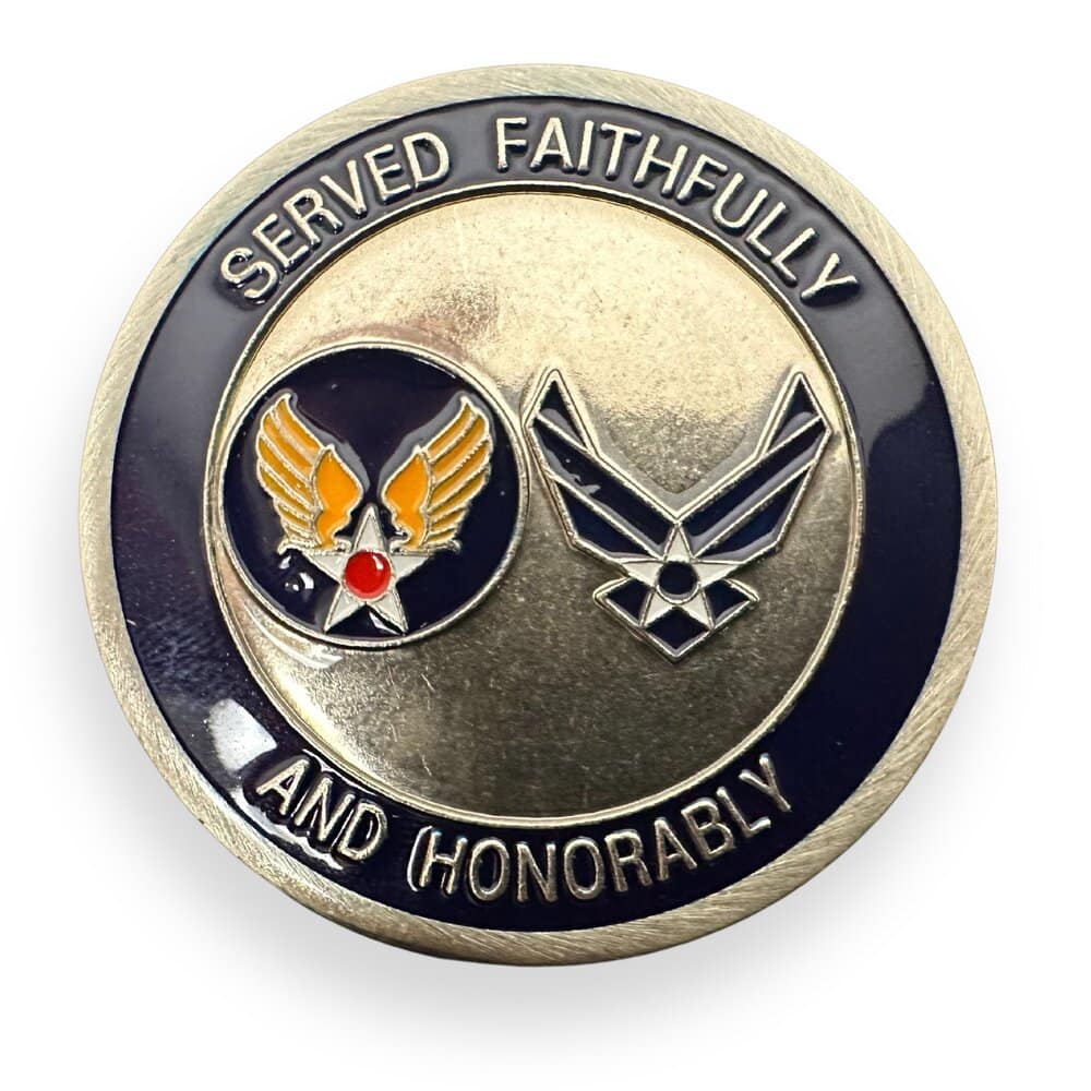 Military Challenge Coins, Air Force Service