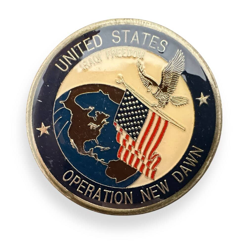 Military Challenge Coins, Operation New Dawn Coin