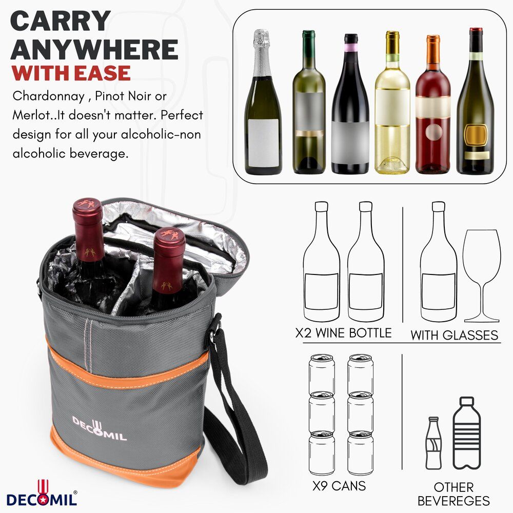 wine tote bag, wine purse, wine carrier 10