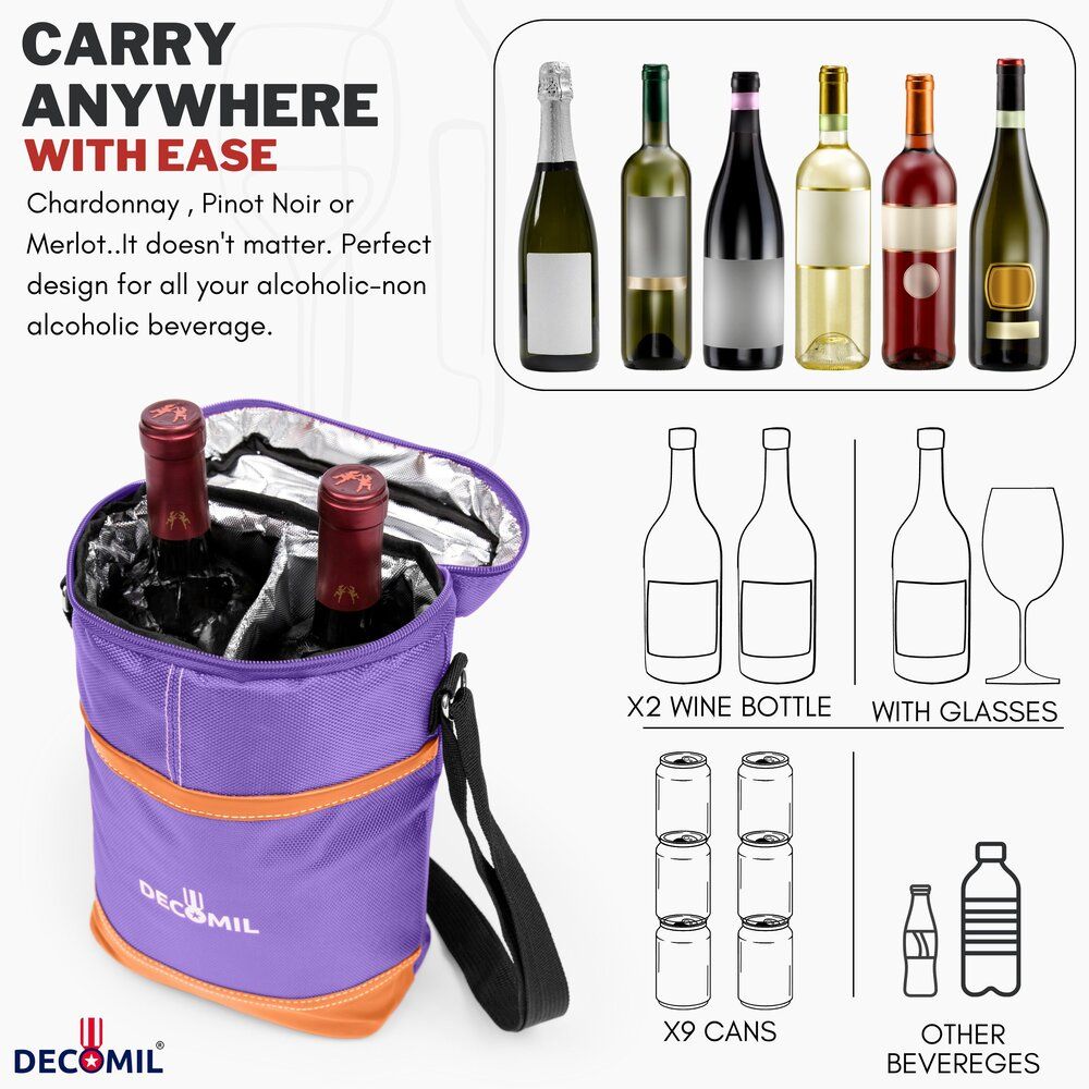 wine tote bag, wine purse, wine carrier, wine tote, Wine Tote Carrier