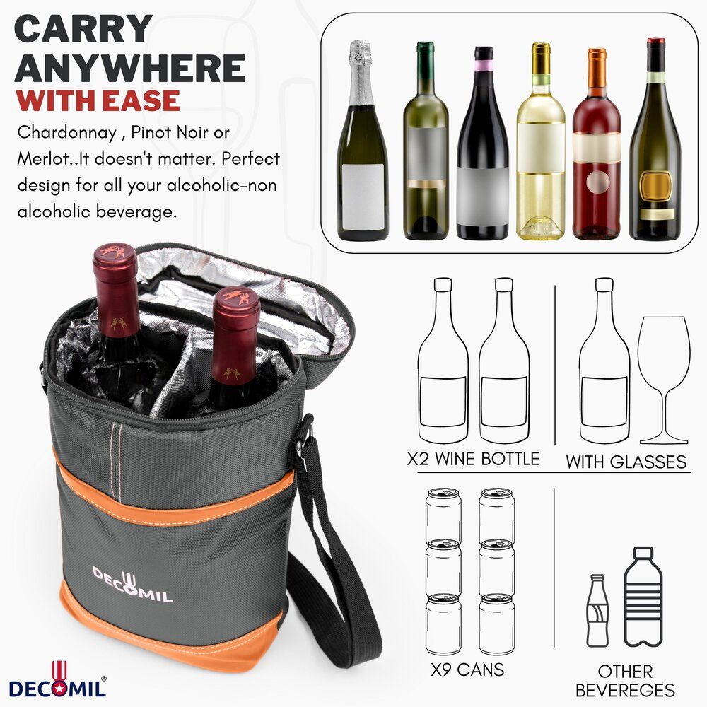 wine tote bag, wine purse, wine carrier, wine tote, Wine Tote Carrier 1