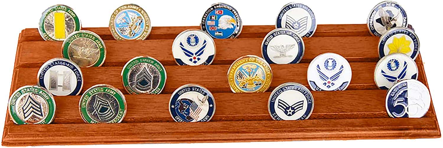 4 Rows Challenge Coin Holder