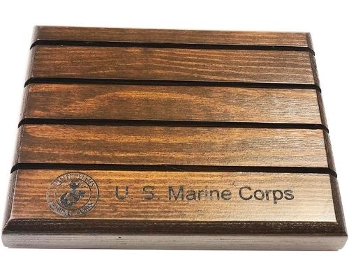Military Challenge Coin Holder (4 Rows, Small) Marine Corps 4