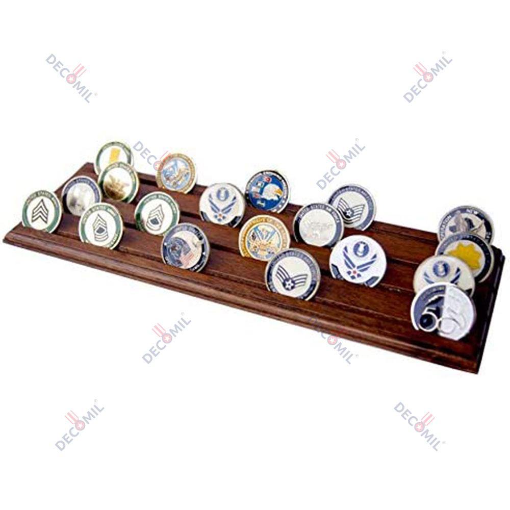 4 Rows Challenge Coin Holder - Large - DECOMIL
