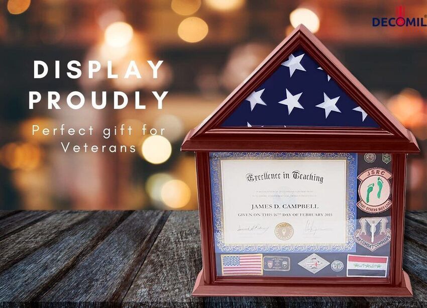All About Flag and Certificate Shadow Boxes - Decomil Store