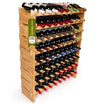72 Bottle Wine Rack, Bamboo Wine Rack, wooden wine rack