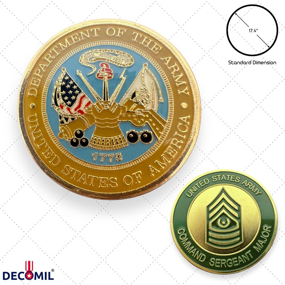 Command Sergeant Major Military Challenge Coins