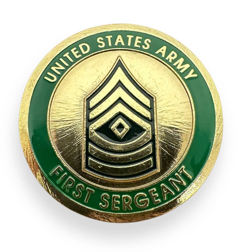 First Sergeant Military Challenge Coins