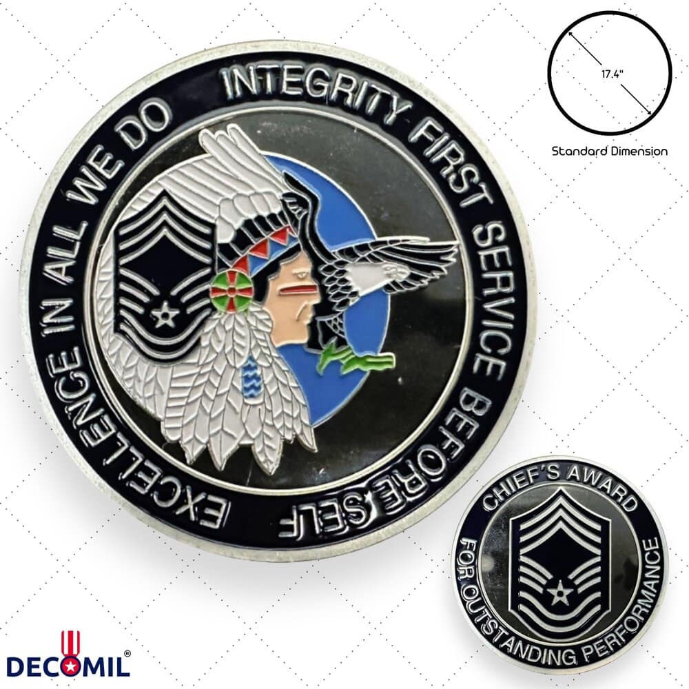 Military Challenge Coins, AIR FORCE, Chief's Award
