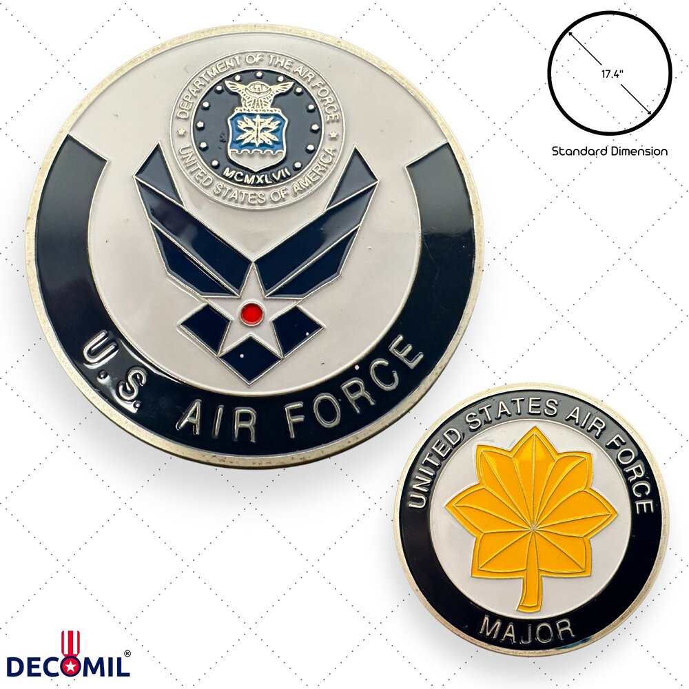 Military Challenge Coins, Enlisted and Officer Ranks, AIR FORCE, Captain
