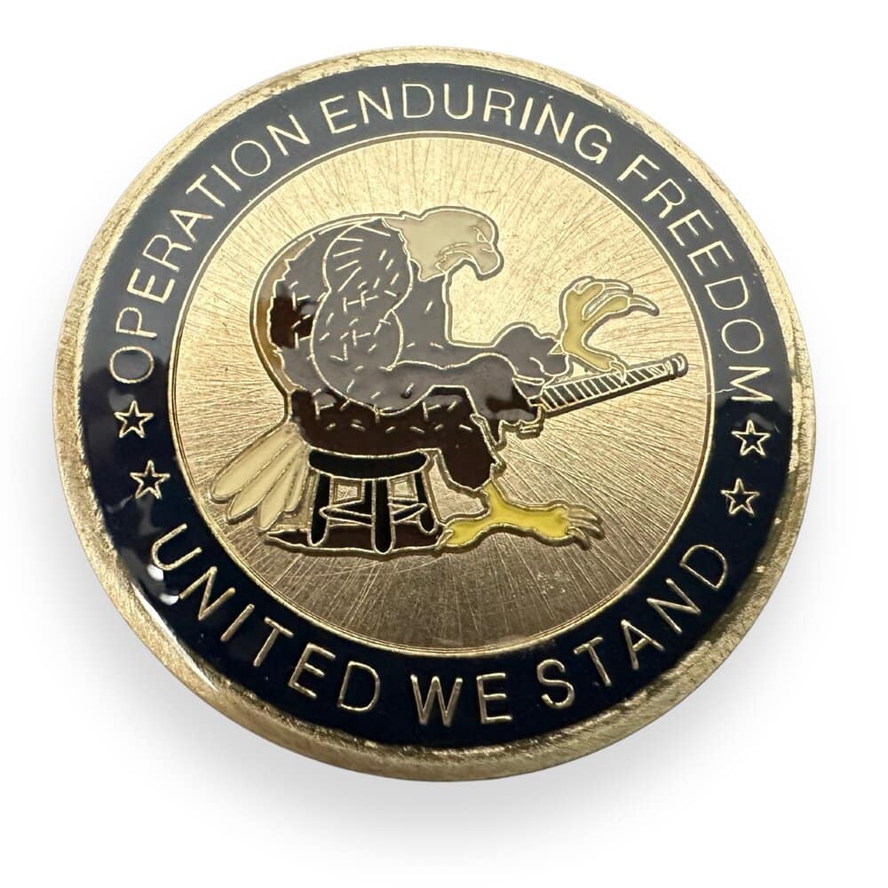 Military Challenge Coins, Operation Enduring Freedom - 3