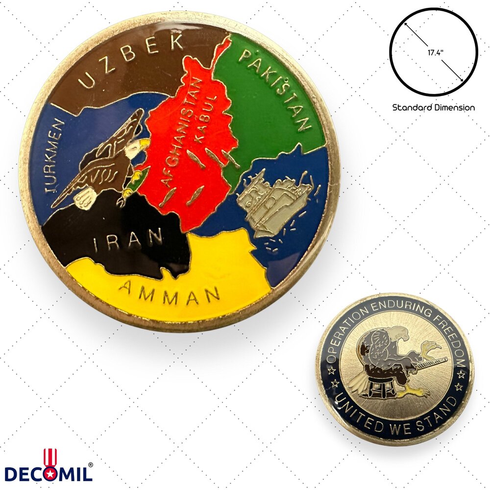 Military Challenge Coins, Operation Enduring Freedom - 32
