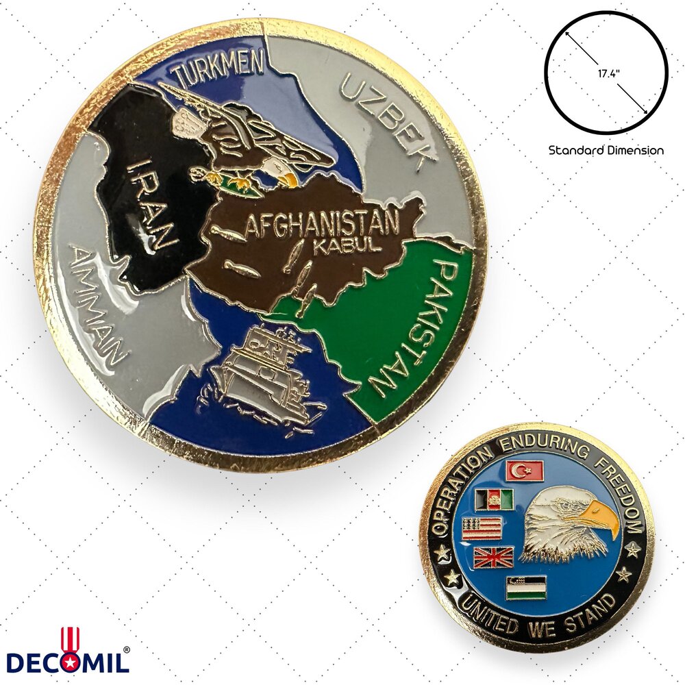 Military Challenge Coins, Operation Enduring Freedom - 40