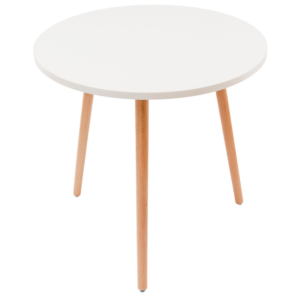 Round Side Table Small Side Table Industrial End Table - Decomil