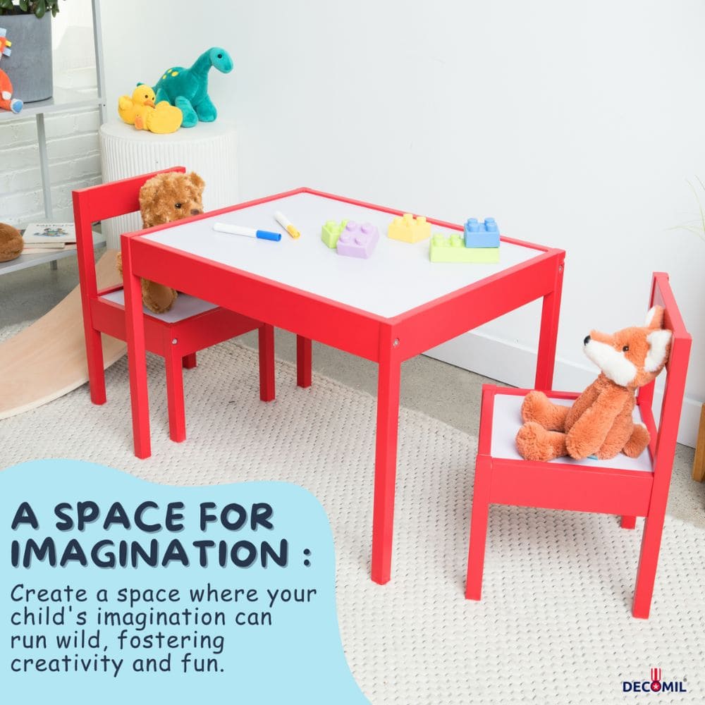 Toddler Kids Activity Table and Chairs, Kids Table And Chairs 18