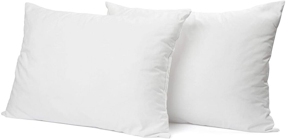 white luxury sleeping pillows