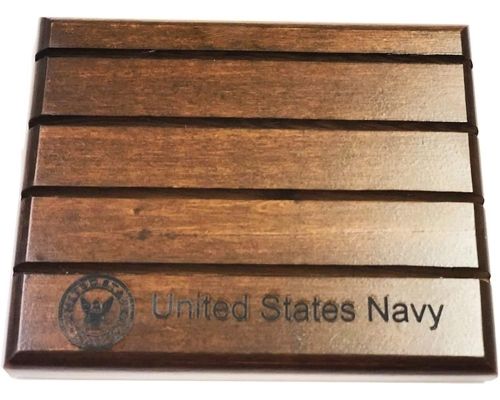 Military Challenge Coin Holder (4 Rows, Small) Navy 4
