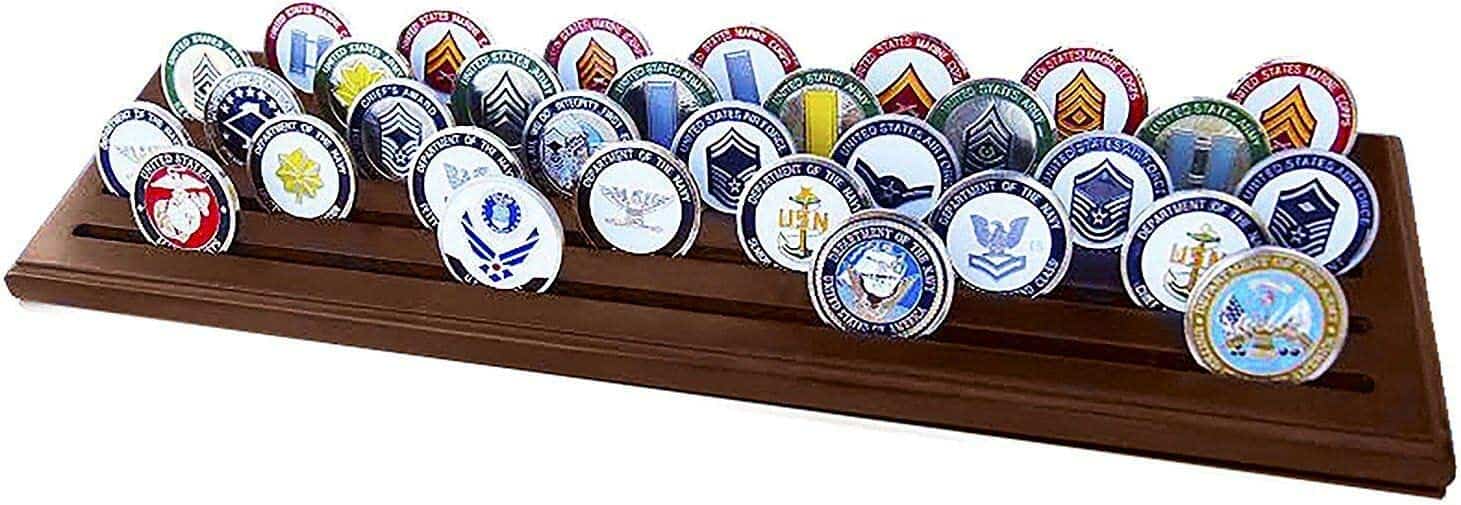 5 Rows Challenge Coin Holder 